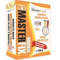 MasterFix Normal, 125 гр., полимерно лепило за тапети