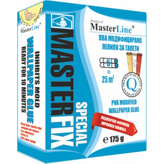 MasterFix Special, 175 гр., ПВА модифицирано лепило за тапети