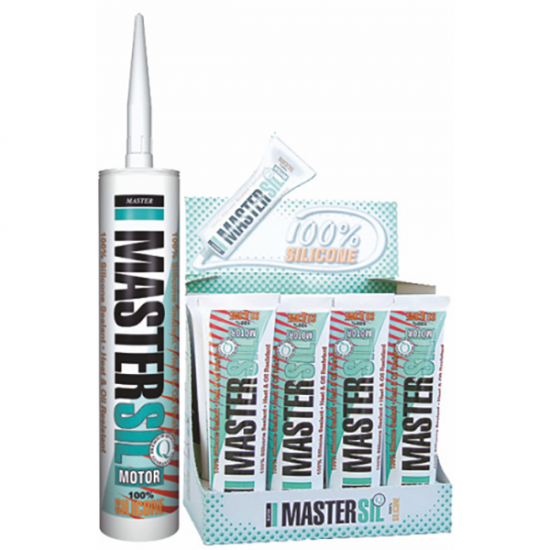 MasterSil Motor, 280 мл., Термоустойчив Силикон, Червен